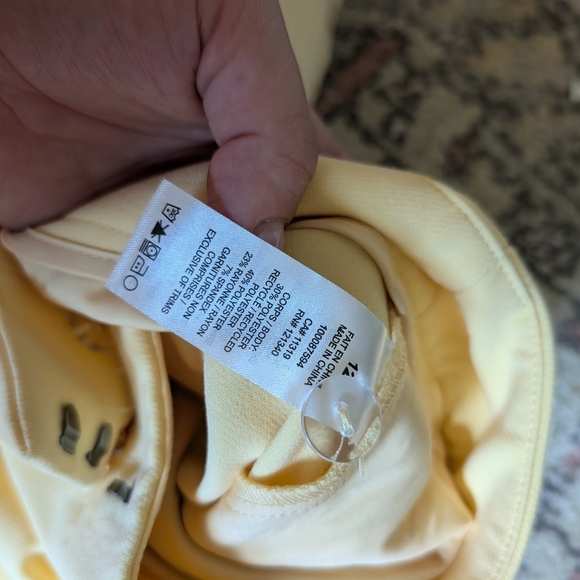 Dynamite Soft Yellow High Waist Shorts - Picture 4 of 5